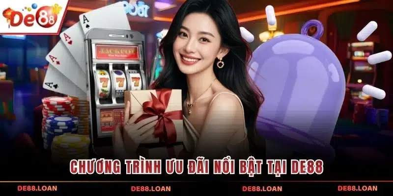 Chương trình ưu đãi nổi bật tại DE88