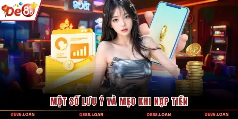 Một số lưu ý và mẹo khi nạp tiền