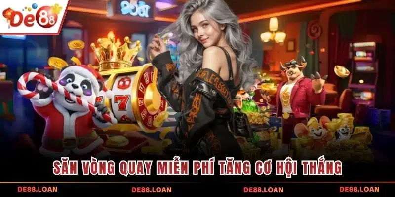 Săn vòng quay miễn phí tăng cơ hội thắng