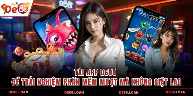 Tải app DE88 để trải nghiệm phần mềm mượt mà không giật lag